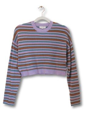 L.A. Hearts striped cropped sweater